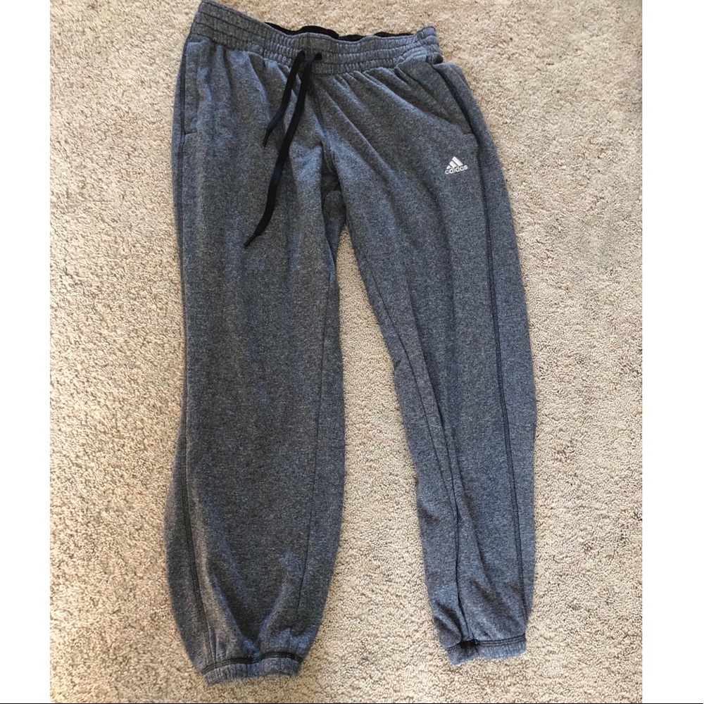 Charcoal Gray Adidas Joggers
